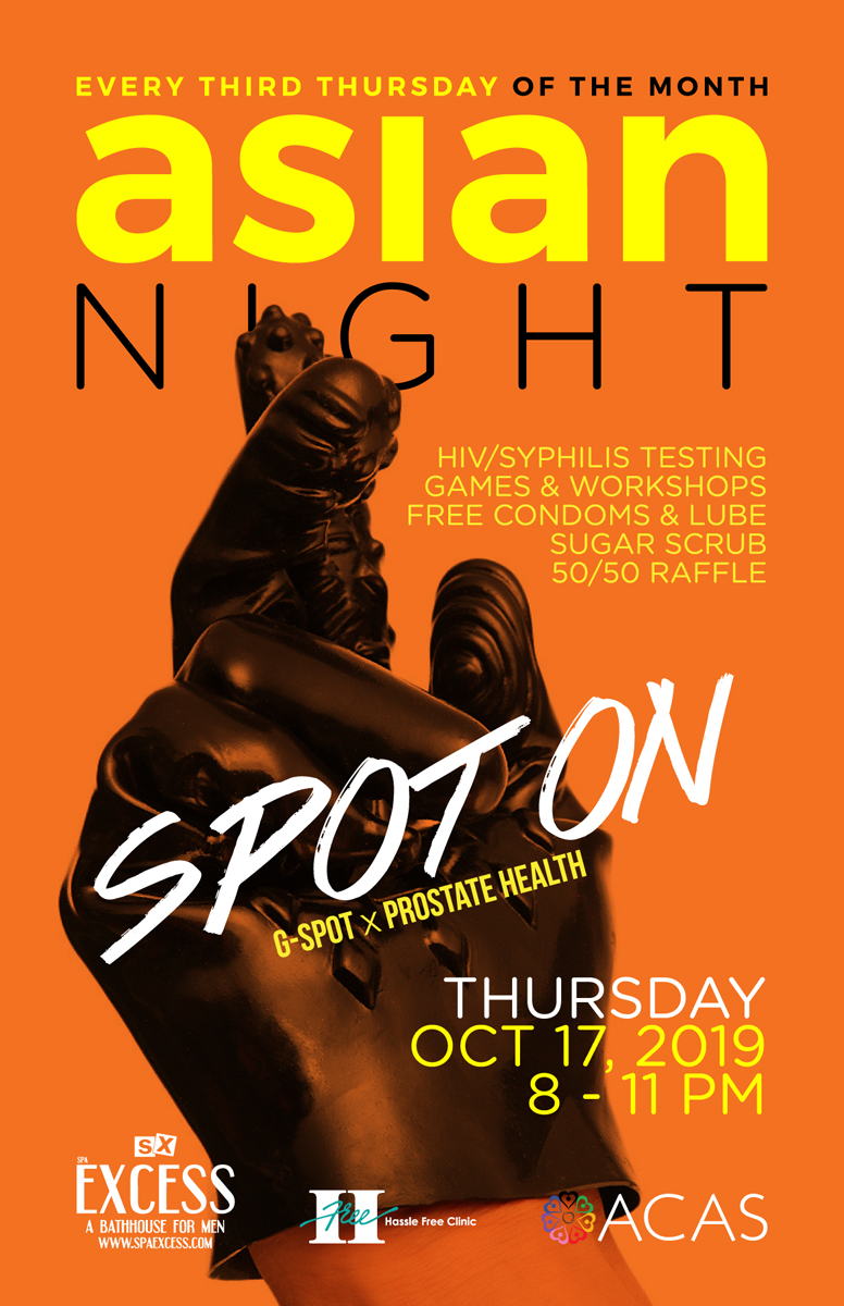 Asian Bathhouse Night at Spa Excess October 17